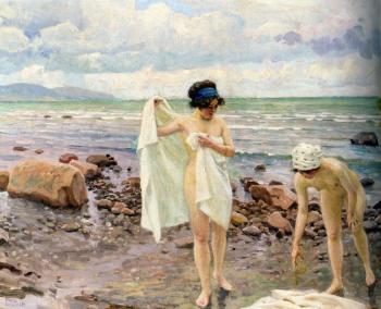 保羅 古斯塔夫 費捨爾 The Bathers